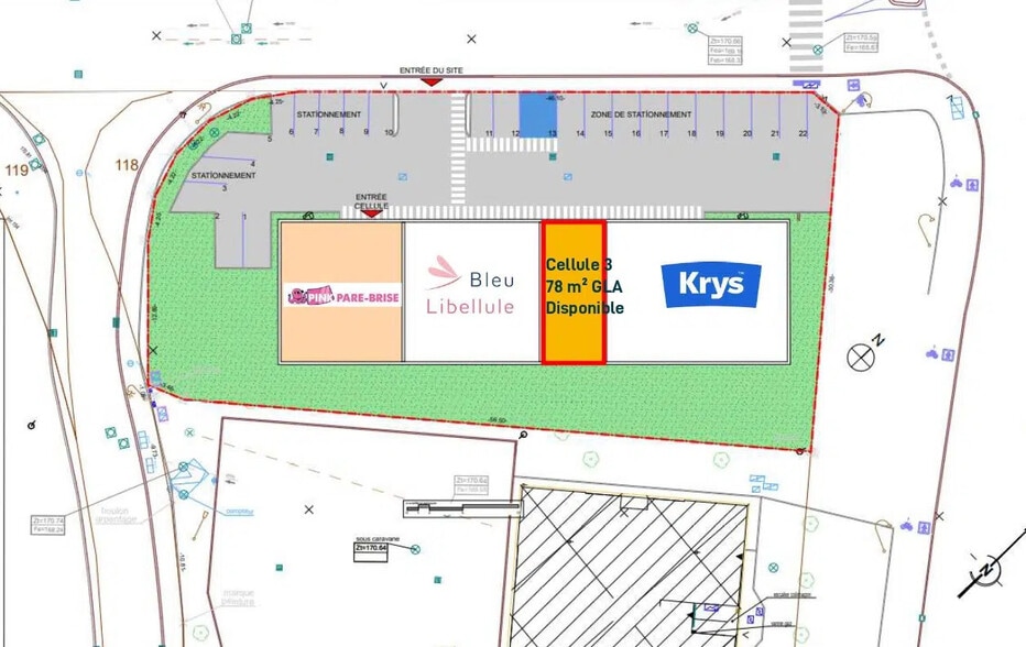 Zone Actisud Saint Jean, Jouy-aux-Arches for lease - Site Plan - Image 3 of 3
