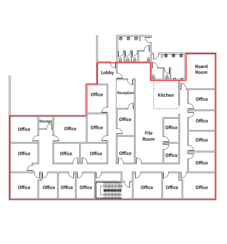 9452 51st Ave, Edmonton, AB for lease Floor Plan- Image 1 of 1