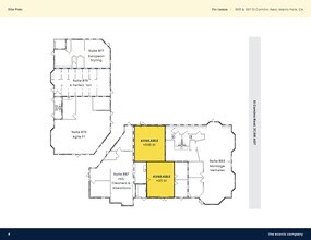 863-877 El Camino Real, Menlo Park, CA for lease Site Plan- Image 1 of 1