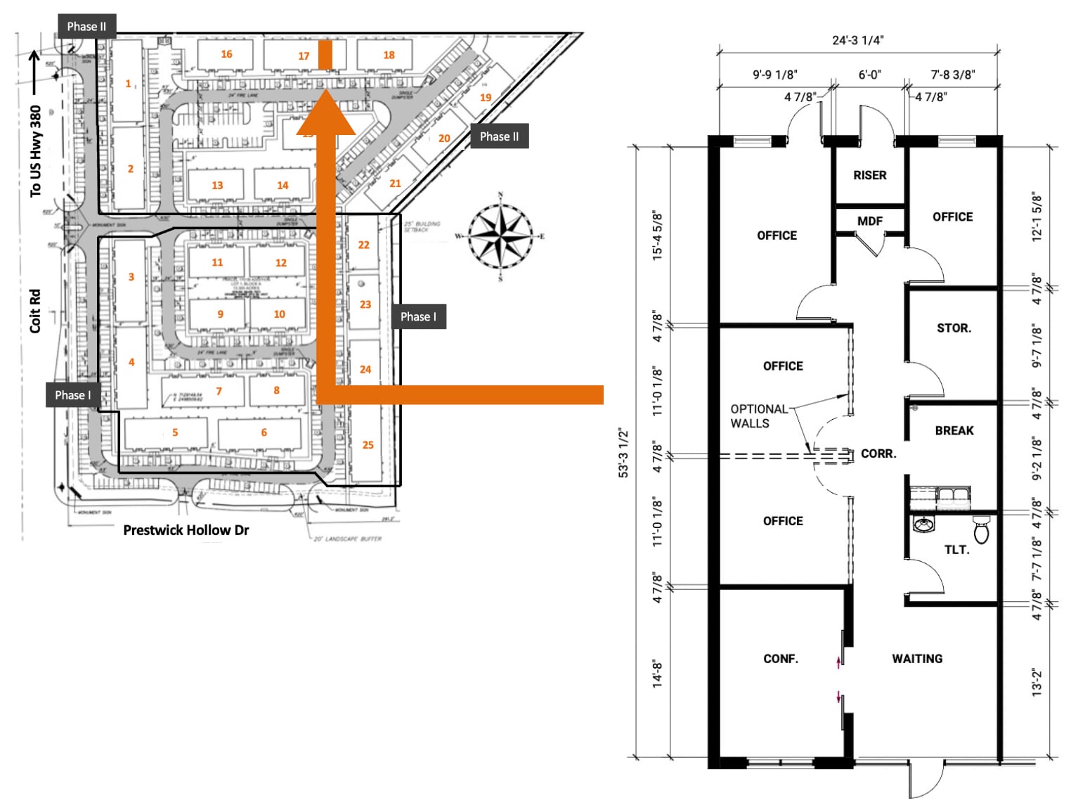 1400 N Coit Rd, McKinney, TX for lease Floor Plan- Image 1 of 1