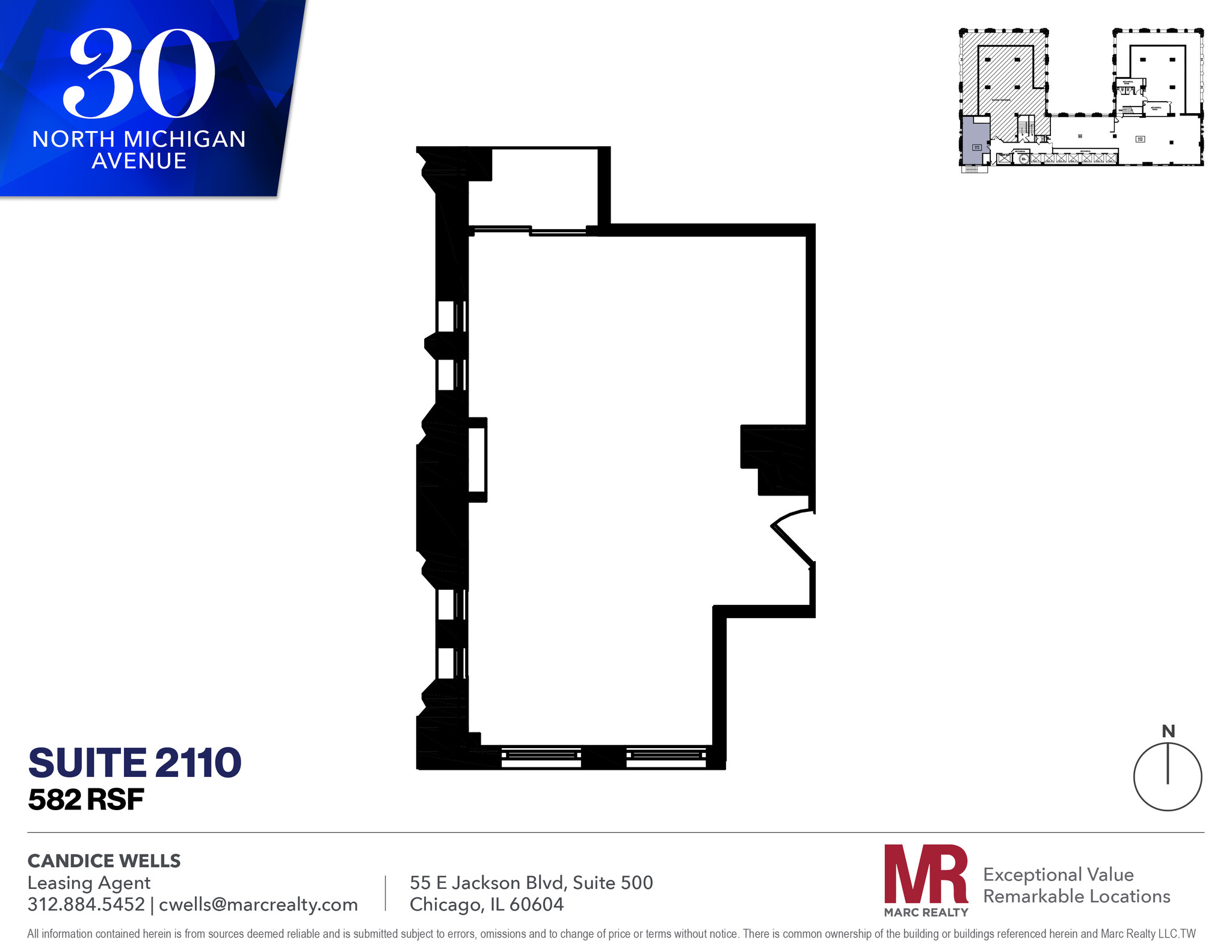 30 N Michigan Ave, Chicago, IL for lease Floor Plan- Image 1 of 3