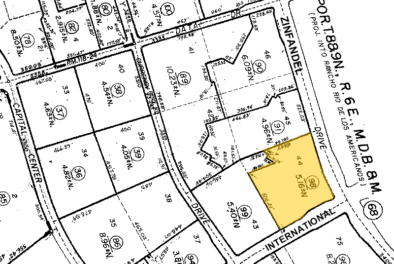 10875 International Dr, Rancho Cordova, CA for sale - Plat Map - Image 3 of 3