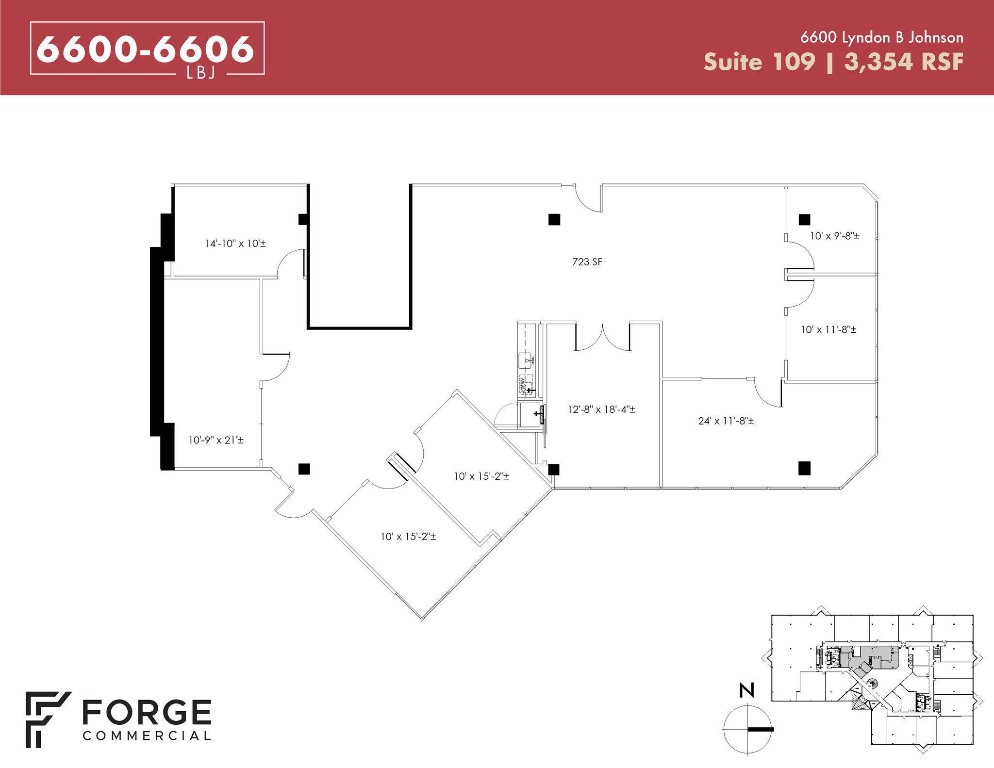 6600 Lyndon B Johnson Fwy, Dallas, TX for lease Floor Plan- Image 1 of 1