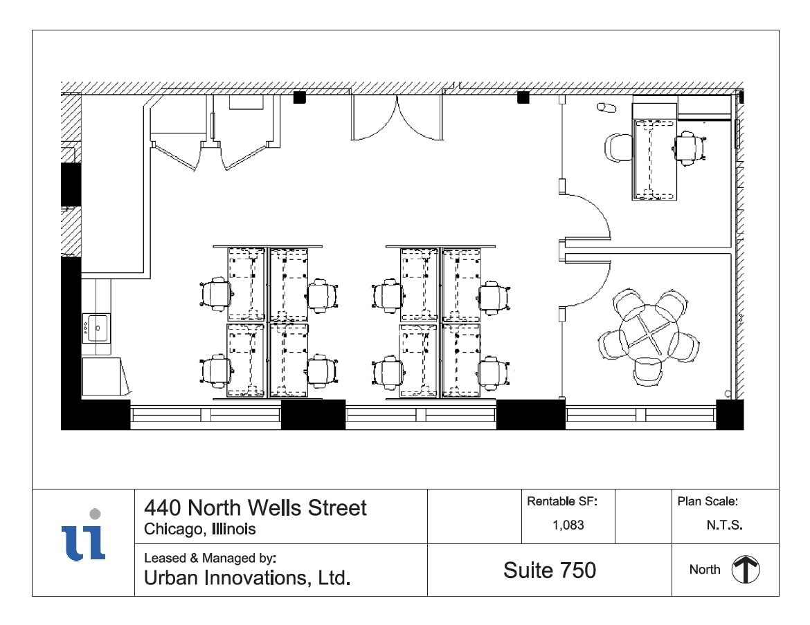 440 N Wells St, Chicago, IL for lease Floor Plan- Image 1 of 5