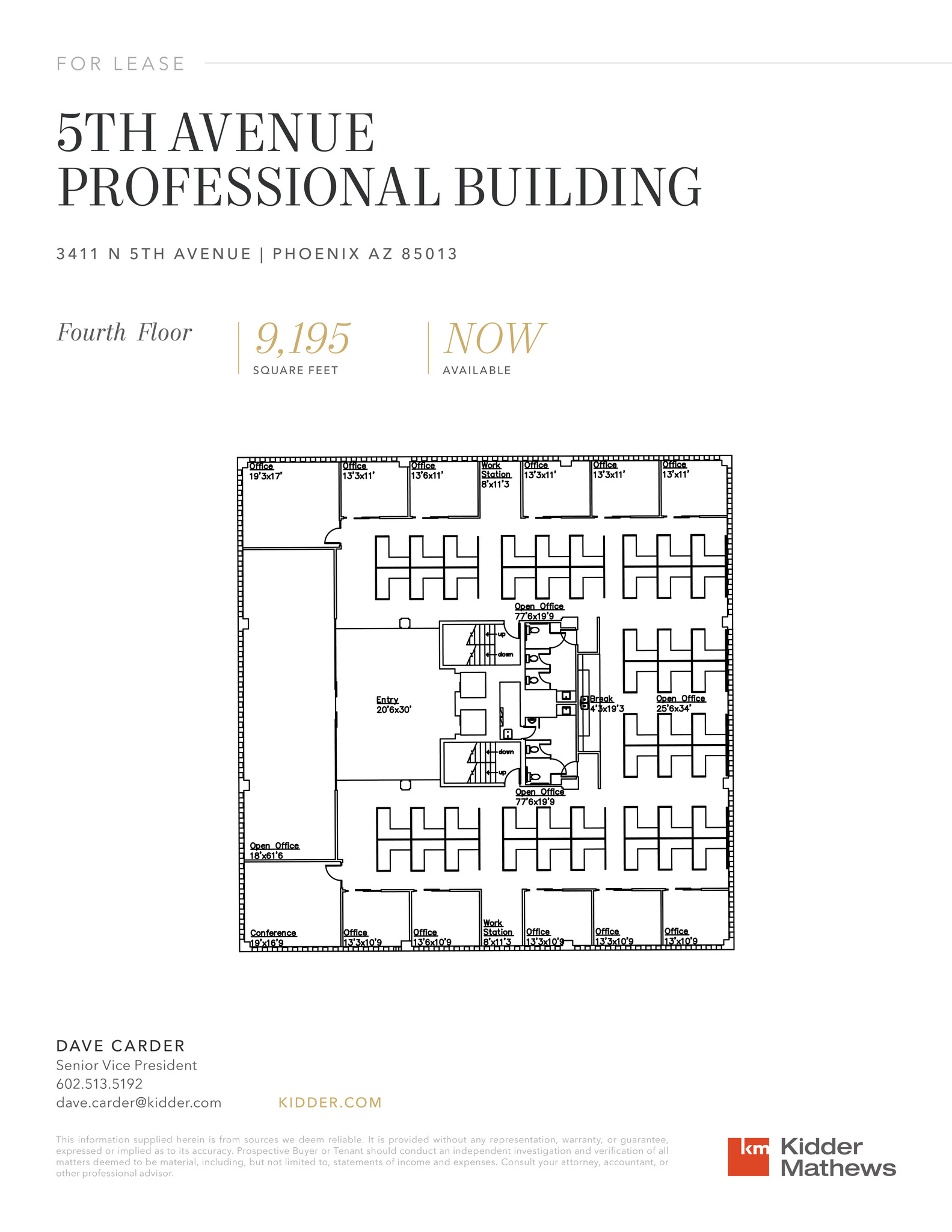 3411 N 5th Ave, Phoenix, AZ for sale Floor Plan- Image 1 of 1