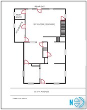 517 S Ivy Ave, Monrovia, CA for lease Site Plan- Image 1 of 2