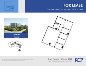 105 Decker Ct, Irving, TX for lease Floor Plan- Image 1 of 11