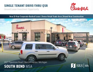 More details for 1917 Pipestone Rd, Benton Harbor, MI - Retail for Sale