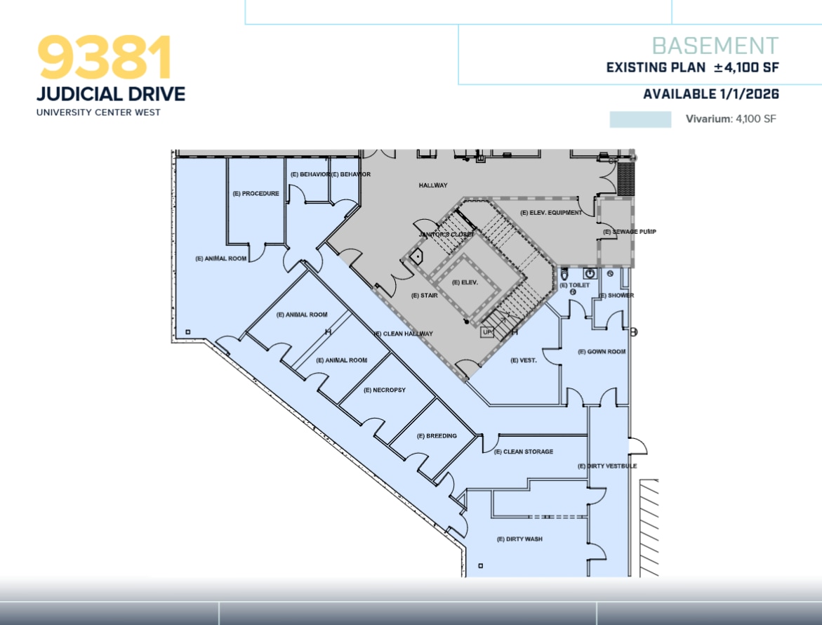 9381 Judicial Dr, San Diego, CA for lease Floor Plan- Image 1 of 1