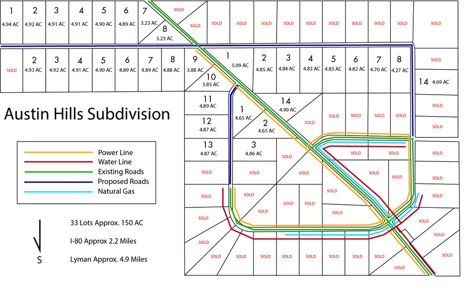 County road 231, Lyman, WY 82937