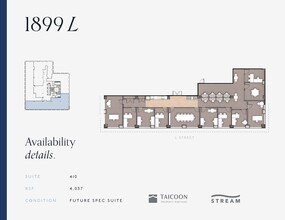 1899 L St NW, Washington, DC for lease Floor Plan- Image 2 of 2