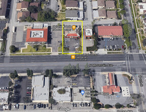 733 N Mountain Ave, Upland, CA - aerial  map view