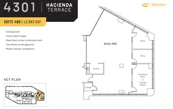 4301-4309 Hacienda Dr, Pleasanton, CA for lease Floor Plan- Image 2 of 2