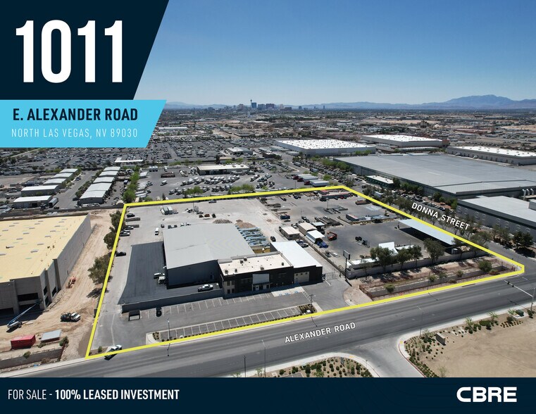 1011 E Alexander Ave, North Las Vegas, NV for sale - Aerial - Image 1 of 1