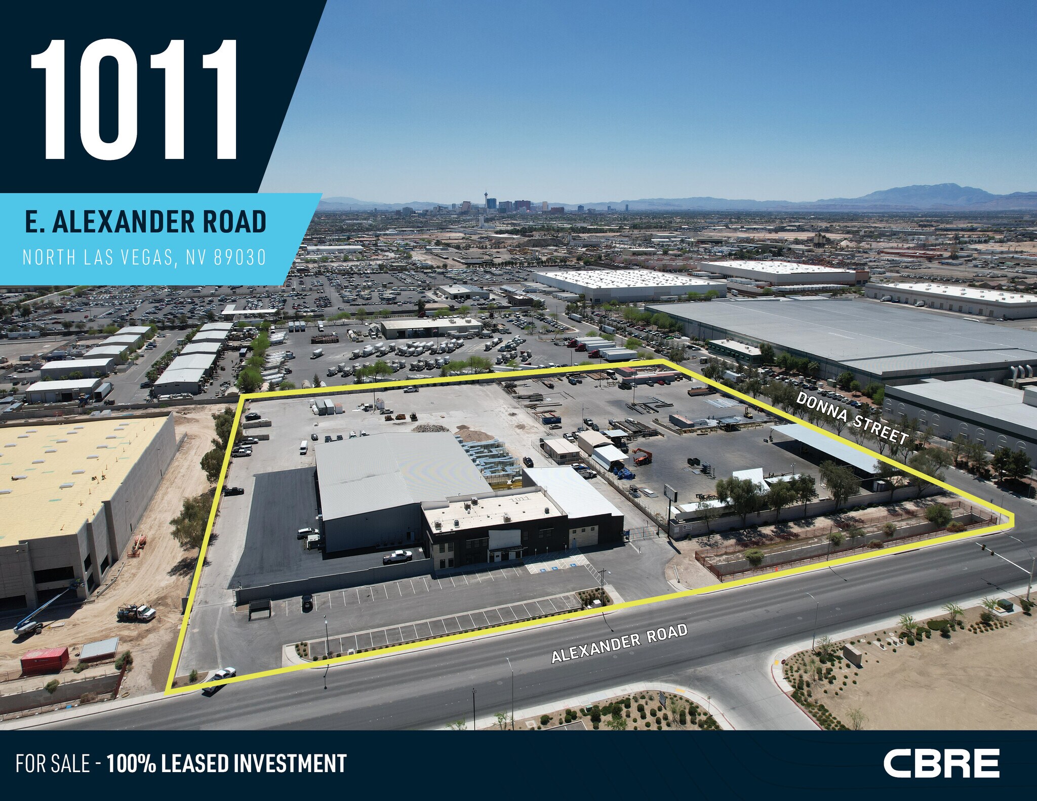 1011 E Alexander Ave, North Las Vegas, NV for sale Aerial- Image 1 of 1