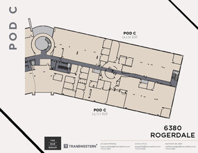 6380 Rogerdale Rd, Houston, TX for lease Floor Plan- Image 1 of 2