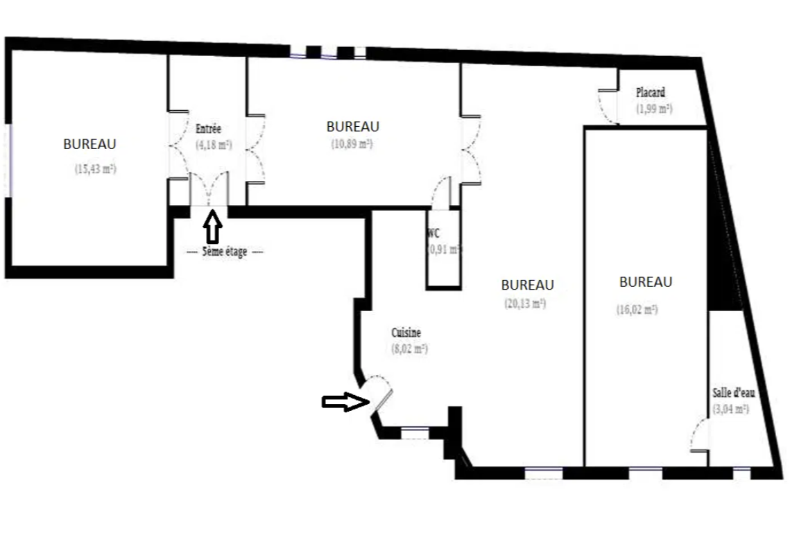 Paris, PAR 75016 - Unit Lot 1 -  - Floor Plan - Image 1 of 1