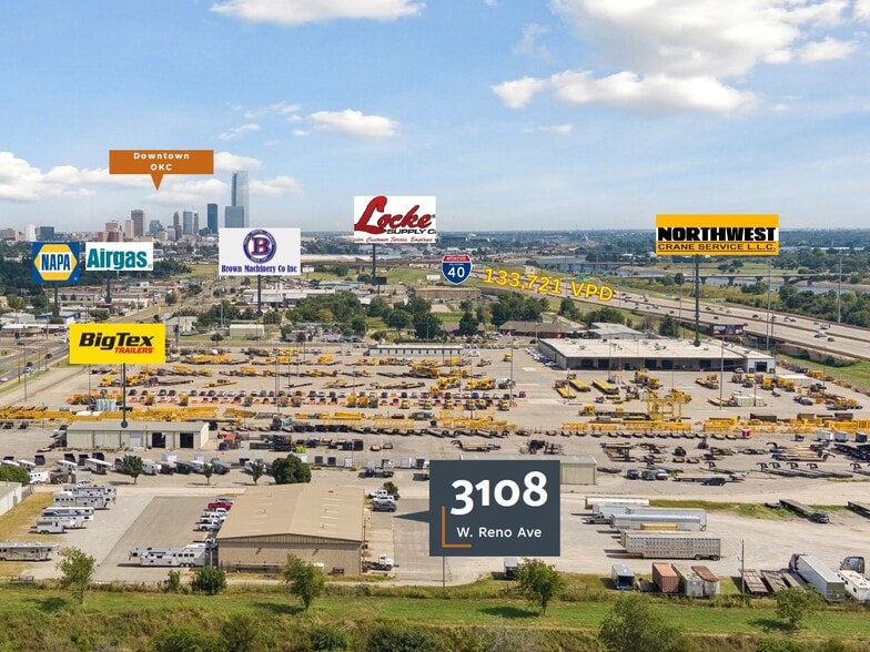3108 W Reno Ave, Oklahoma City, OK for lease - Aerial - Image 3 of 6