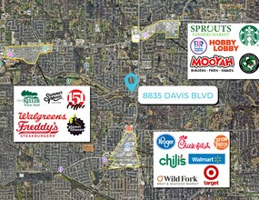 8835 Davis Blvd, Keller, TX - AERIAL map view