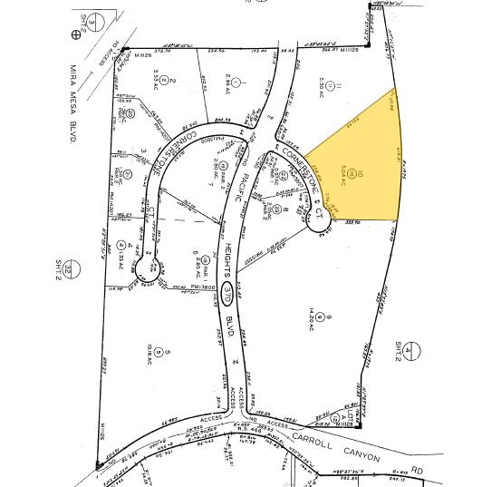 6170 Cornerstone Ct E, San Diego, CA for lease - Plat Map - Image 2 of 8