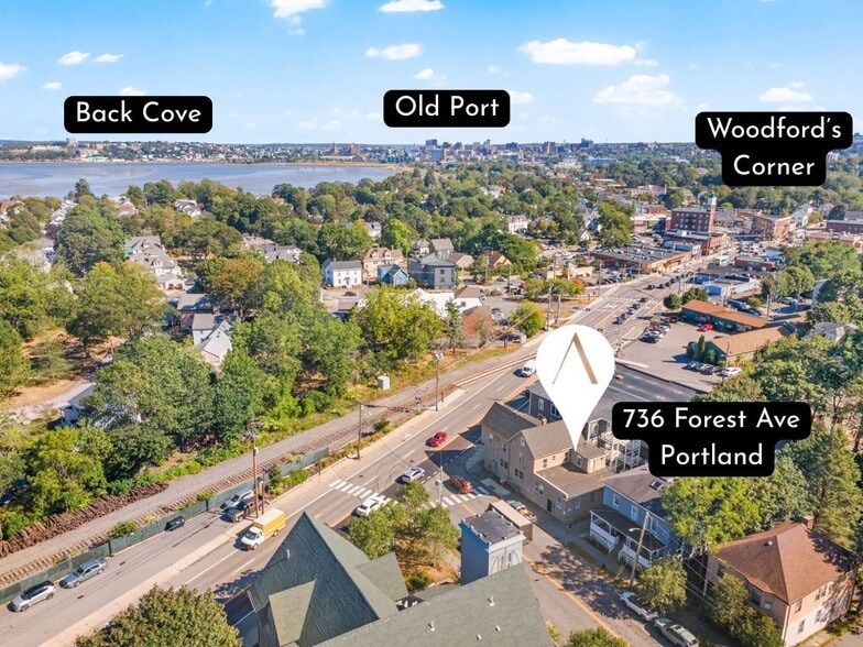 736 Forest Ave, Portland, ME for sale - Aerial - Image 2 of 18