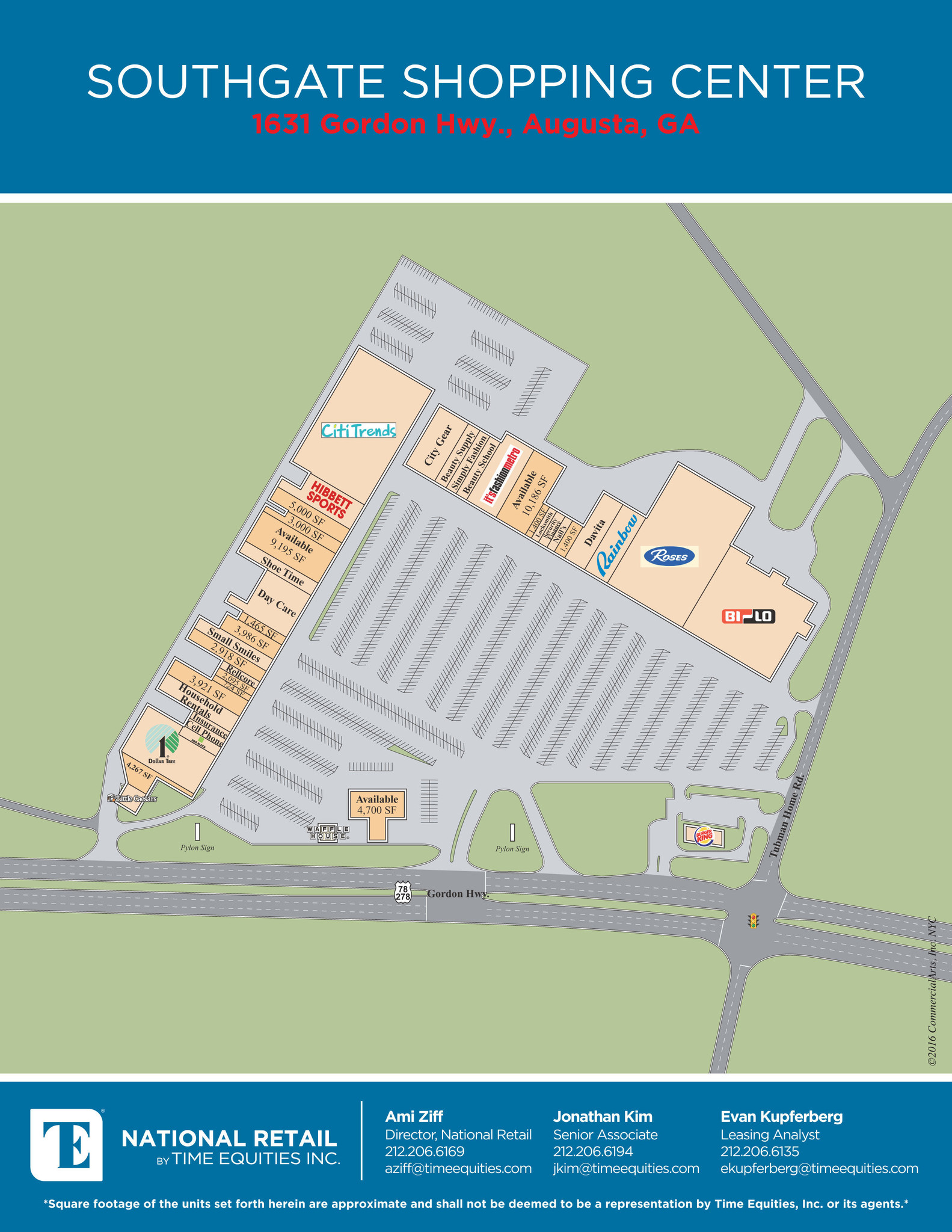 1631 Gordon Hwy, Augusta, GA for lease Site Plan- Image 1 of 1