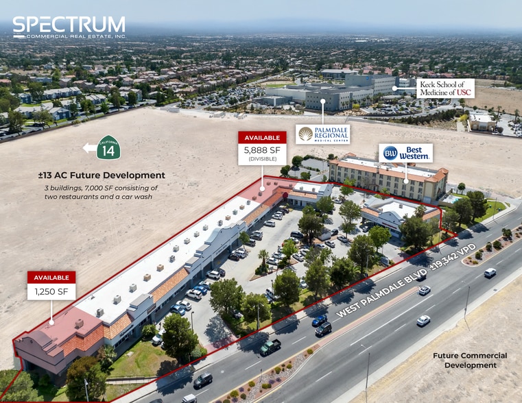 520-540 W Palmdale Blvd, Palmdale, CA for lease - Building Photo - Image 1 of 2