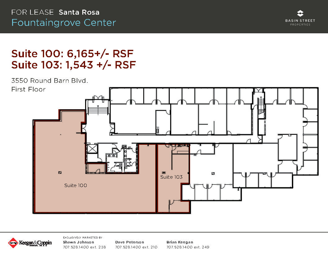 3550 Round Barn Blvd, Santa Rosa, CA for lease Floor Plan- Image 1 of 1