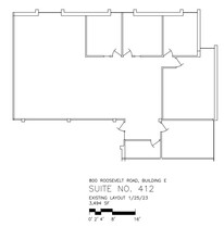 800 Roosevelt Rd, Glen Ellyn, IL for lease Floor Plan- Image 1 of 1