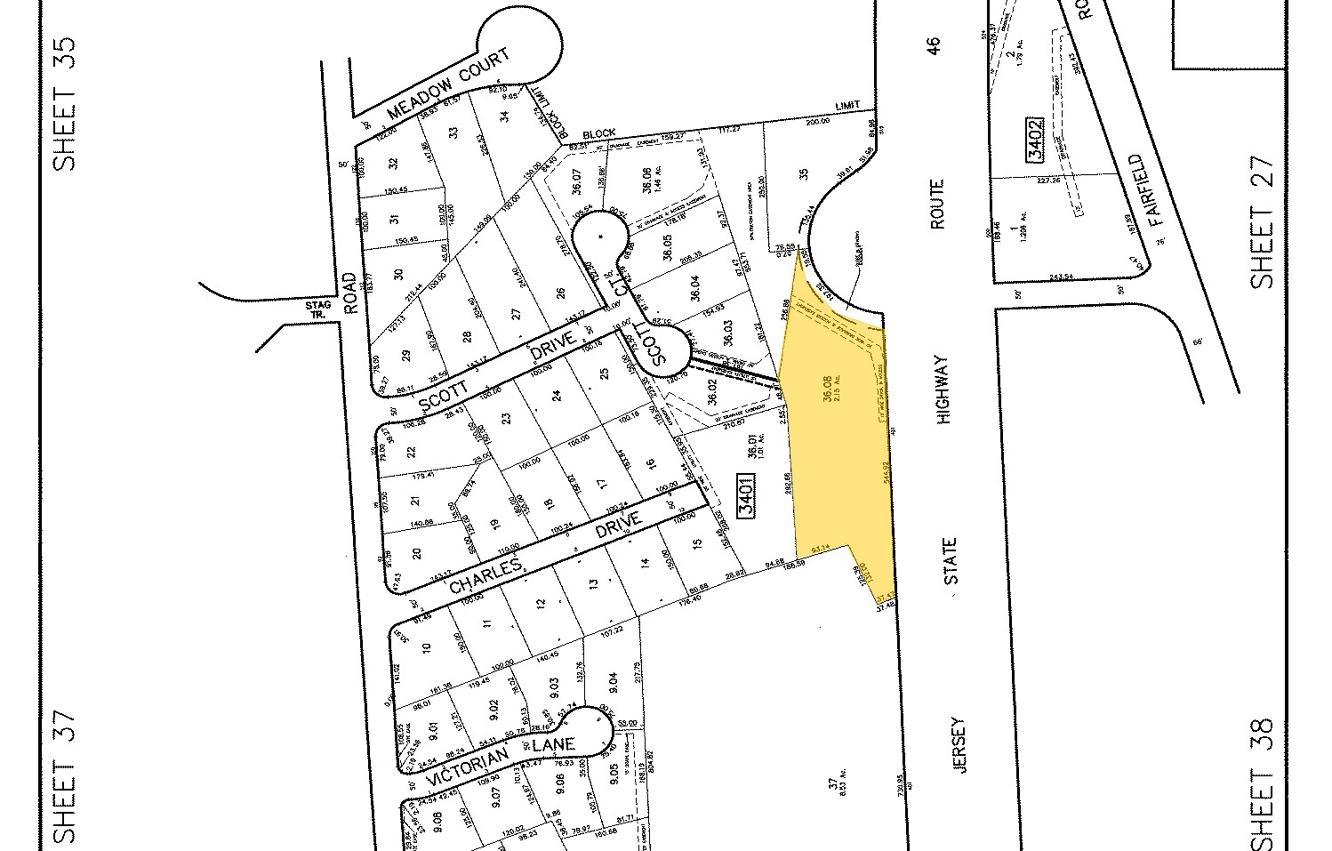 491 Route 46, Fairfield, NJ for sale Plat Map- Image 1 of 1