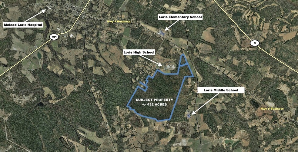 Heritage Road & Loris Lions Road, Loris, SC for sale - Building Photo - Image 1 of 1