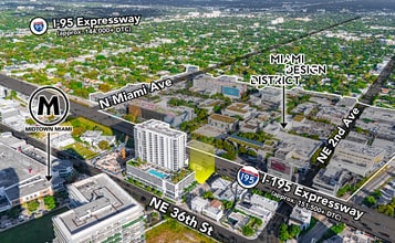 3630 NE 1st Ct, Miami, FL - AERIAL  map view - Image1