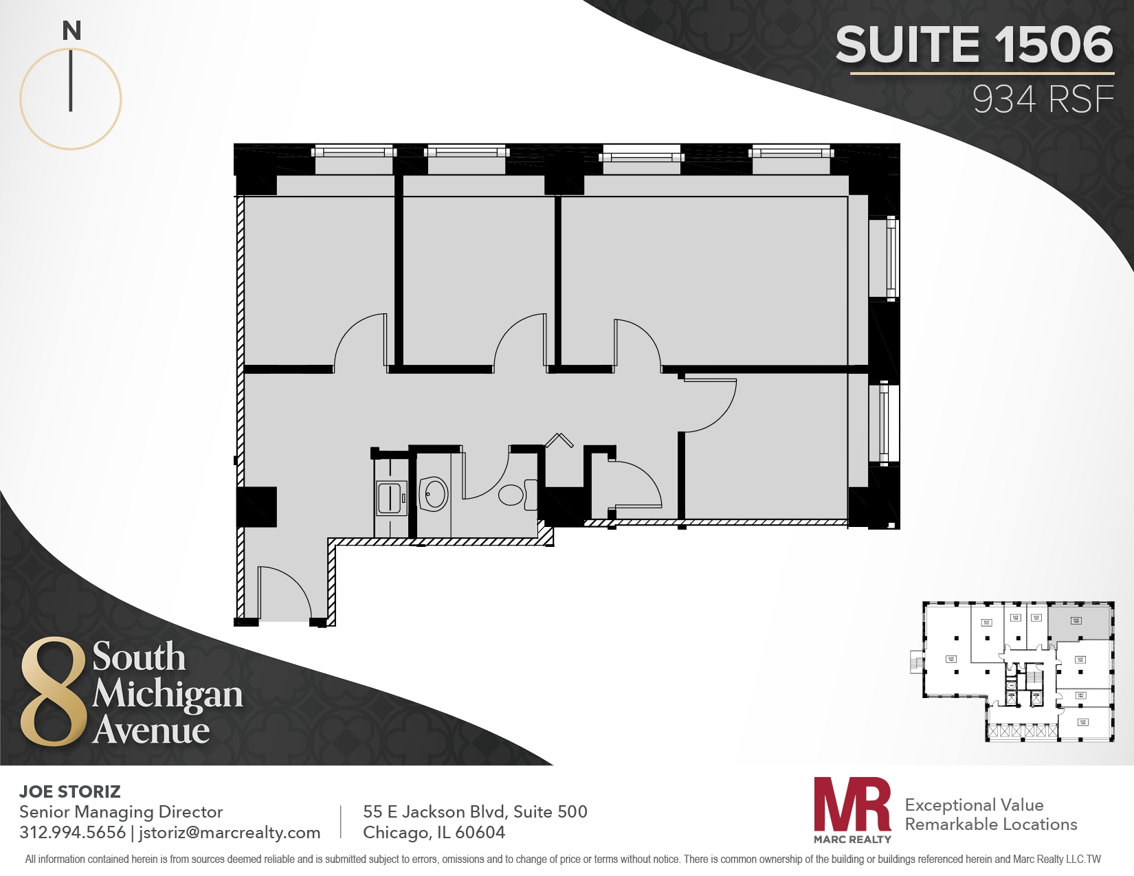 8 S Michigan Ave, Chicago, IL for lease Floor Plan- Image 1 of 7