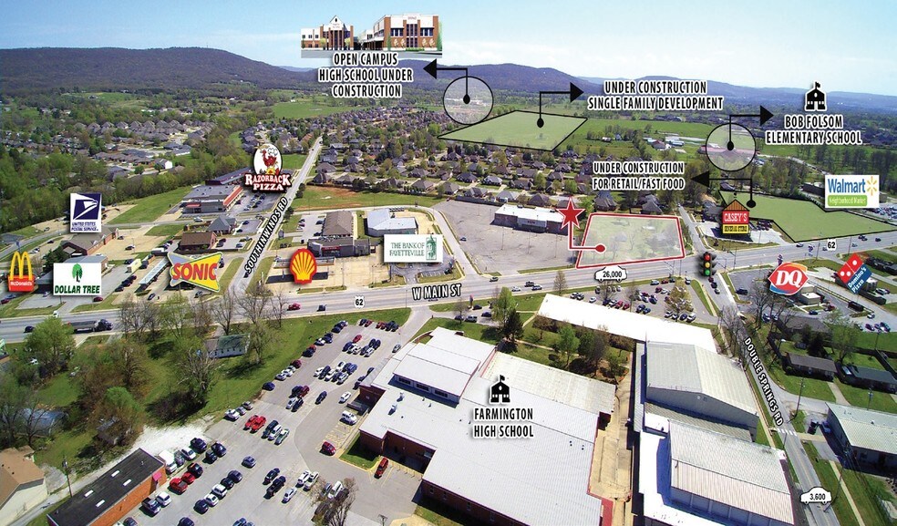 281297 W Main St, Farmington, AR, 72730 Commercial Land For Sale