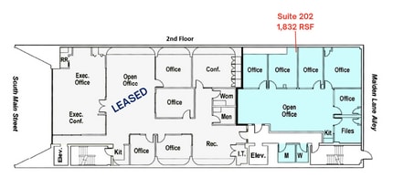 195 S Main St, Akron, OH for lease Floor Plan- Image 1 of 1