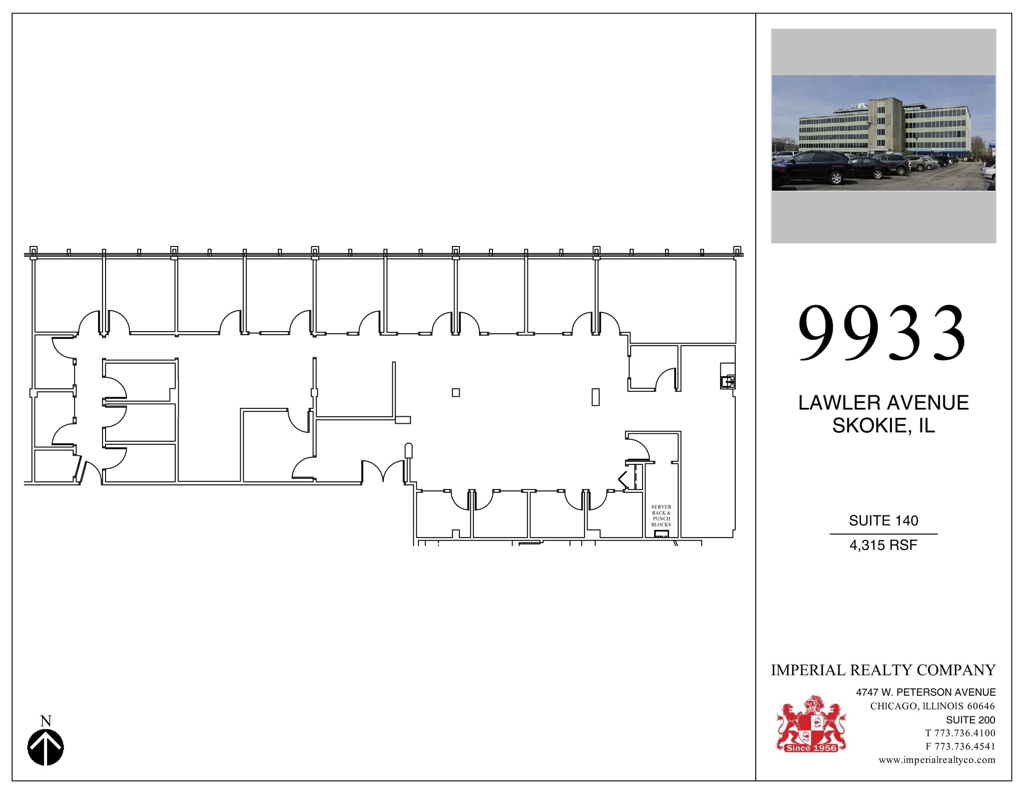 9933 Lawler Ave, Skokie, IL for lease Site Plan- Image 1 of 1