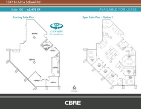 1347 N Alma School Rd, Chandler, AZ for sale Floor Plan- Image 1 of 4