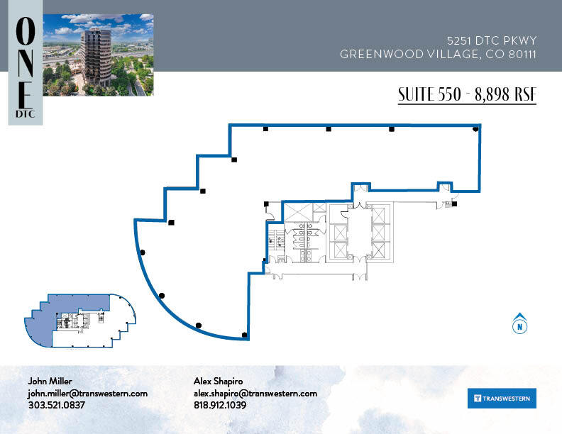 5251 Dtc Pky, Greenwood Village, CO for lease Floor Plan- Image 1 of 1