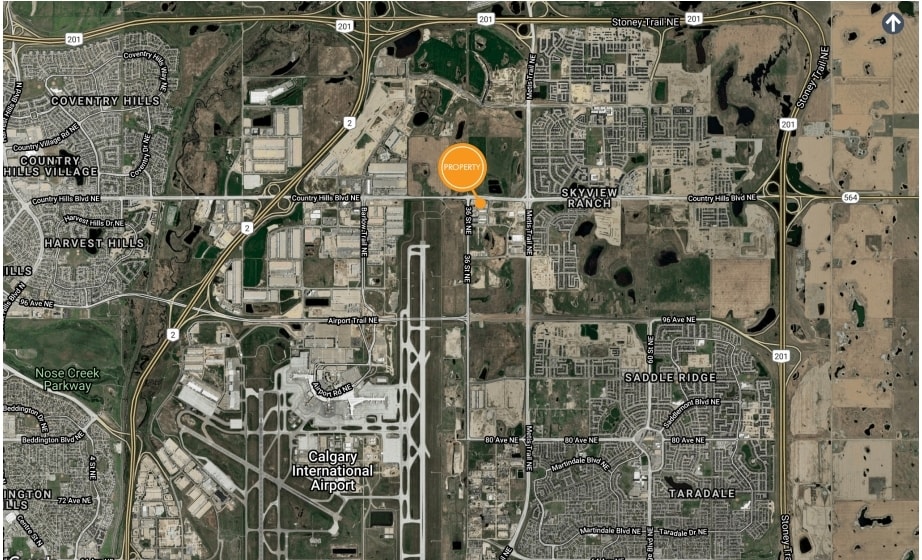 11124 36 St NE, Calgary, AB for sale Aerial- Image 1 of 1