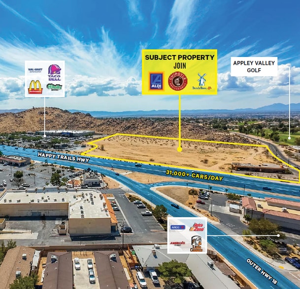 Highway 18 & Rancherias Rd, Apple Valley, CA for lease - Building Photo - Image 2 of 10