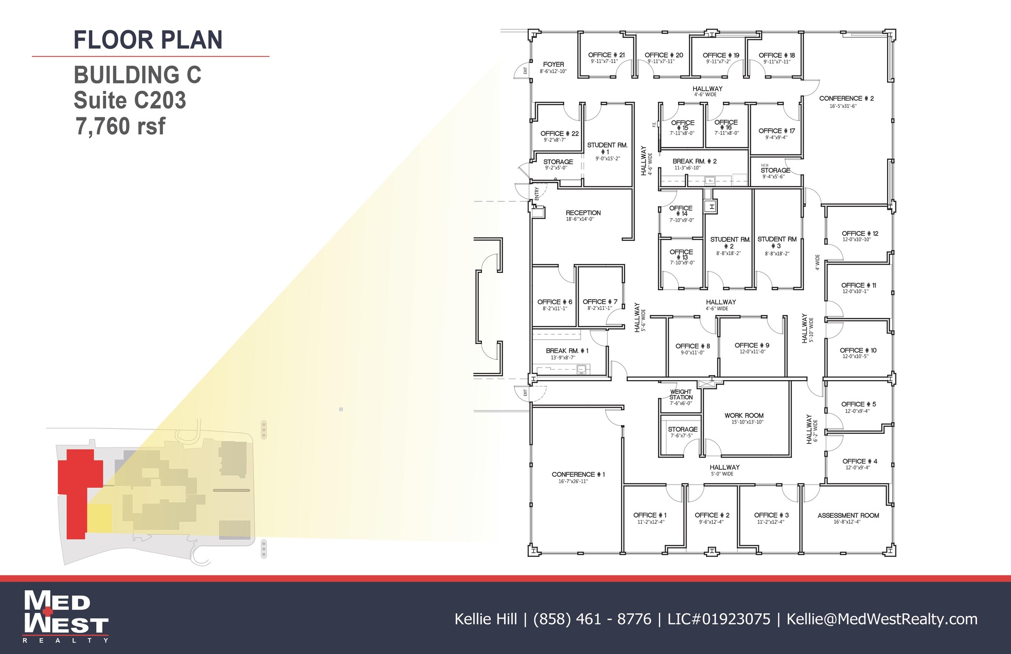 8950 Villa La Jolla Dr, La Jolla, CA for lease Floor Plan- Image 1 of 1