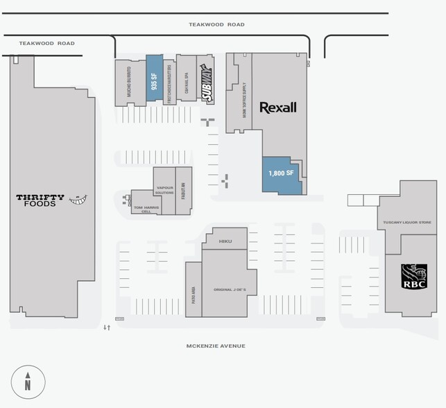 1654 McKenzie Ave, Victoria, BC for lease - Site Plan - Image 1 of 1