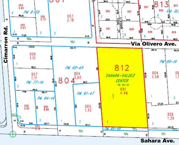 8064-8084 W Sahara Ave, Las Vegas, NV for lease - Plat Map - Image 3 of 30