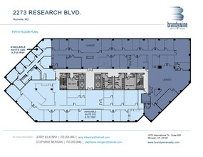 2273 Research Blvd, Rockville, MD for lease Floor Plan- Image 1 of 1