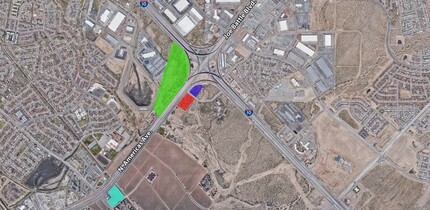 North Loop Dr, El Paso, TX - aerial  map view