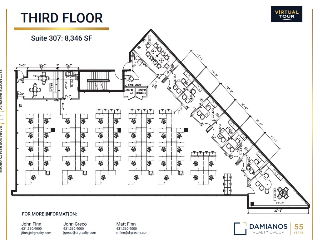 1377 Motor Pky, Islandia, NY for lease Floor Plan- Image 1 of 1