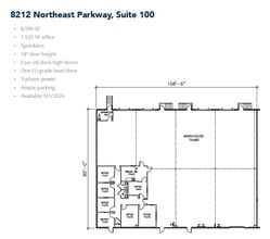 8212 Northeast Pky, North Richland Hills, TX for lease Floor Plan- Image 1 of 1