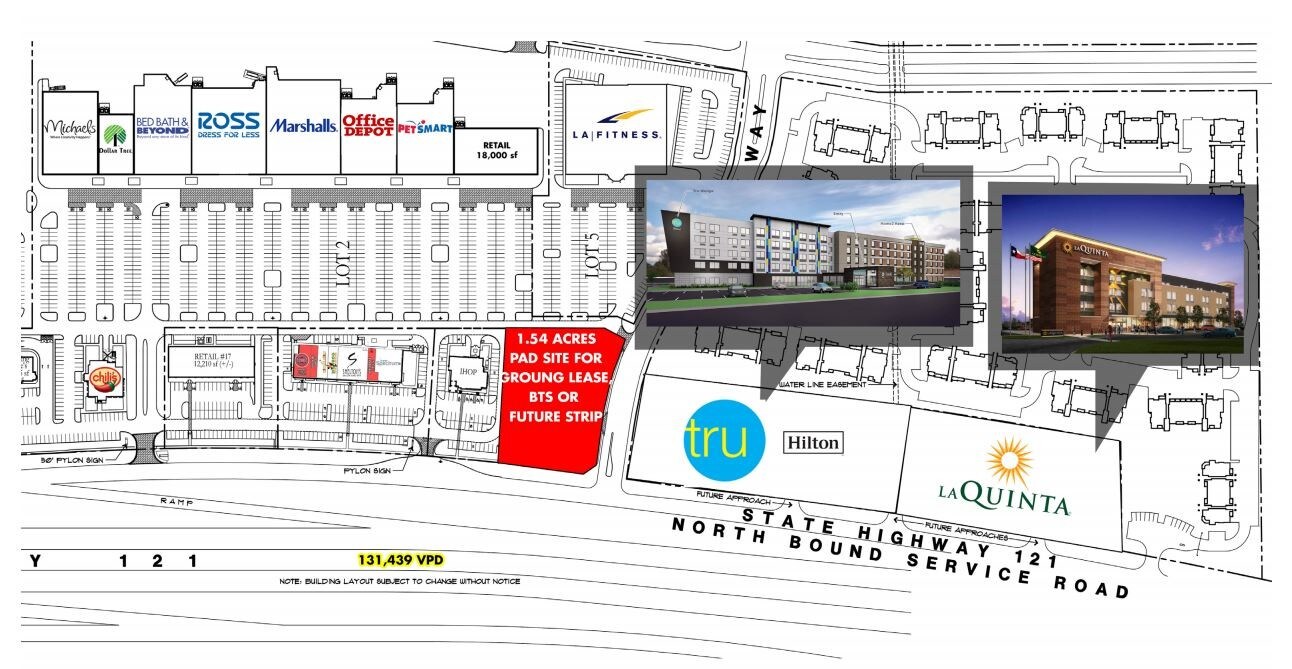 State Hwy 121 Glade Rd, Euless, TX 76039 The Shops at Vineyard