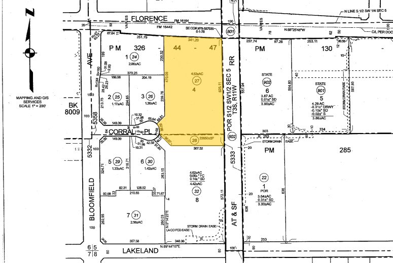 12681-12683 Corral Pl, Santa Fe Springs, CA for lease - Plat Map - Image 2 of 3