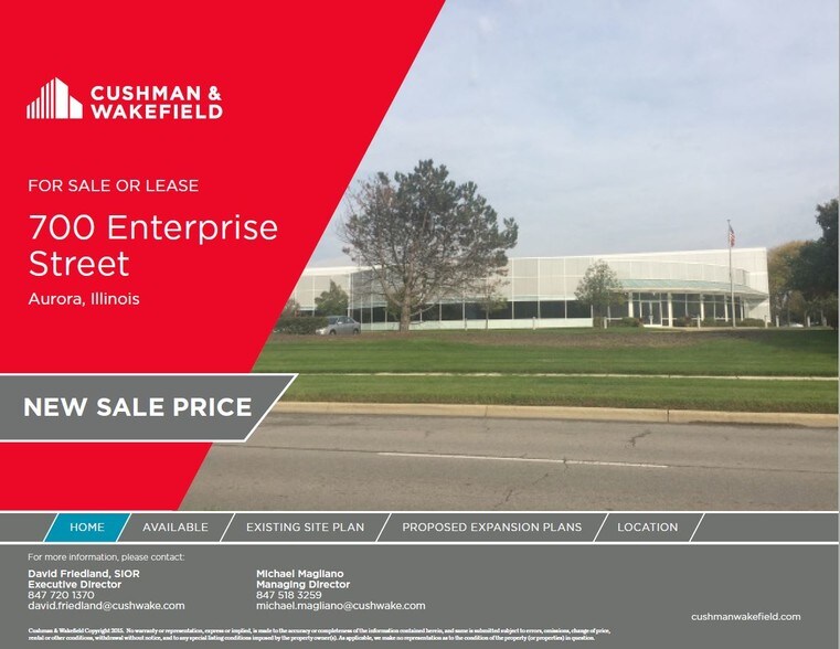 700 N Enterprise St, Aurora, IL for sale - Building Photo - Image 1 of 1